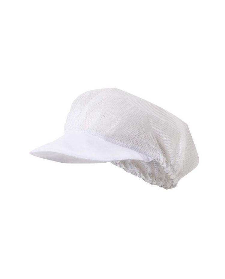 Net Peaked Hat  - White