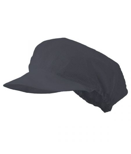 Net Peaked Hat  - Black