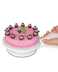 Plato giratorio para decorar tartas