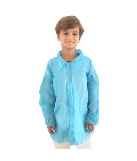 Blouse bleue de protection jetable - ENFANT