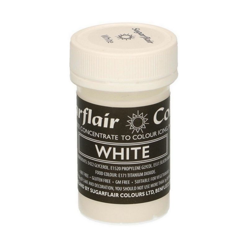 Colorante blanco intenso para glaseado - SUGARFLAIR - 25g