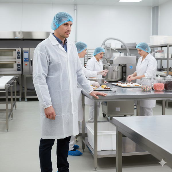 Non-Woven Disposable Lab Coat - IBP