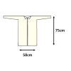 Blouse blanche de protection jetable  - taille unique