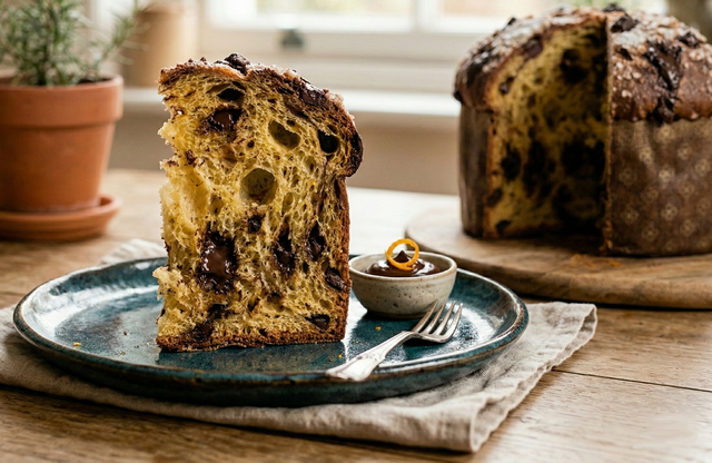tranche de panettone