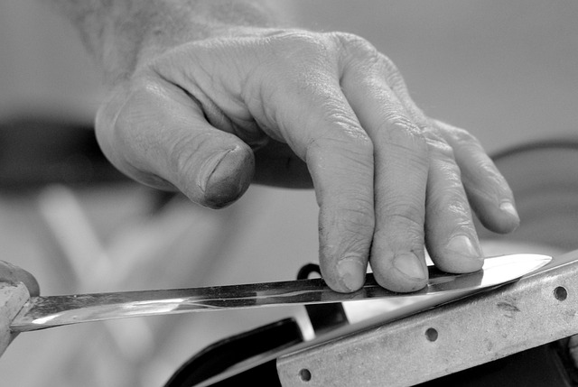 fabrication d'un couteau