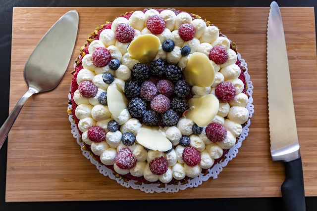 couteau et gateau