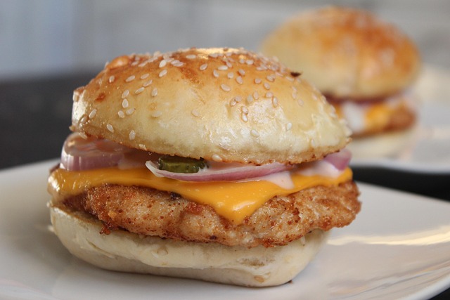 burger poulet