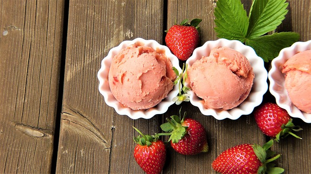 glace fraise