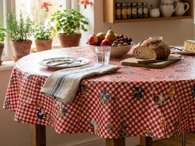 La toile cirée : une invention pratique et  incontournable dans la cuisine